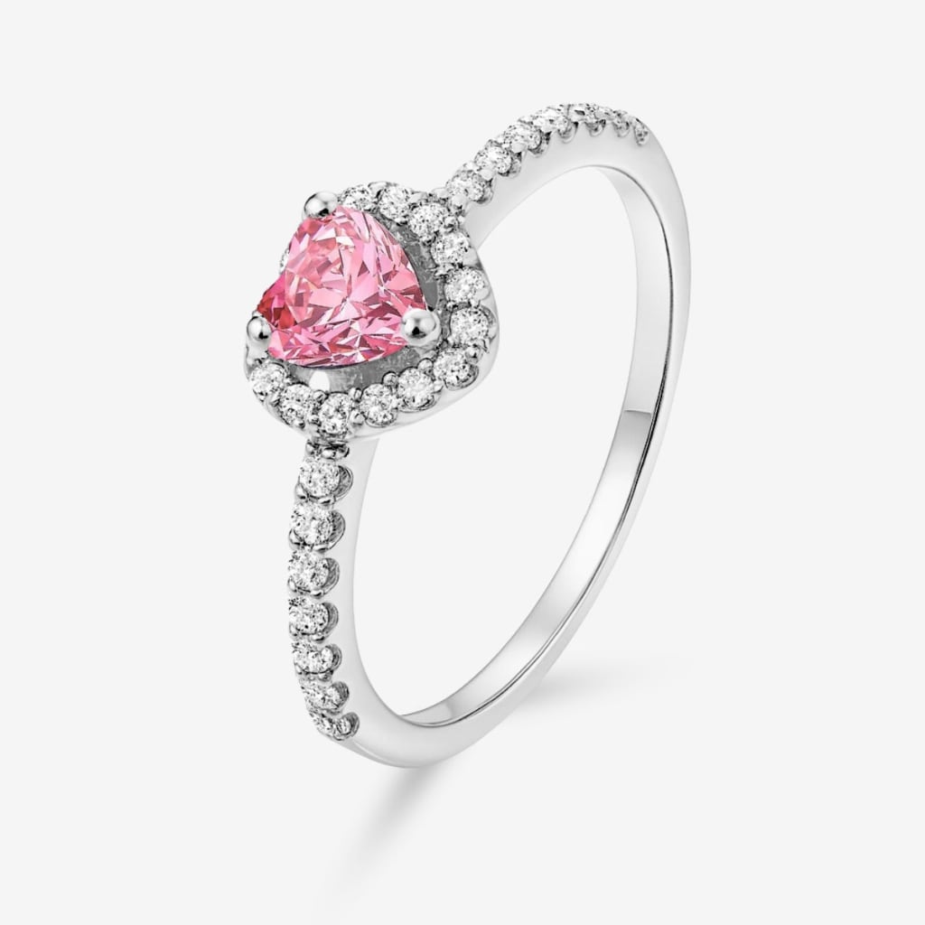Amour Pink Halo Heart