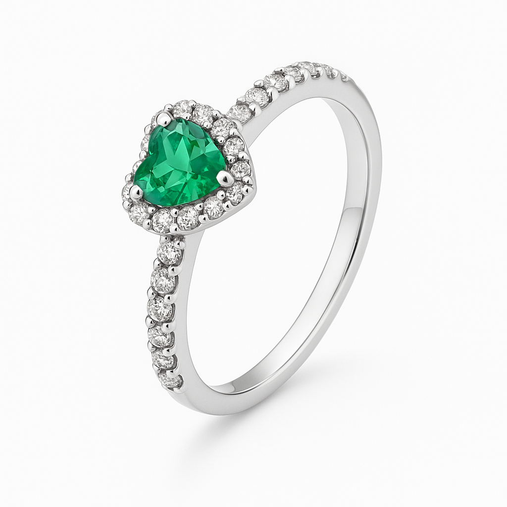 Amour Green Heart Halo
