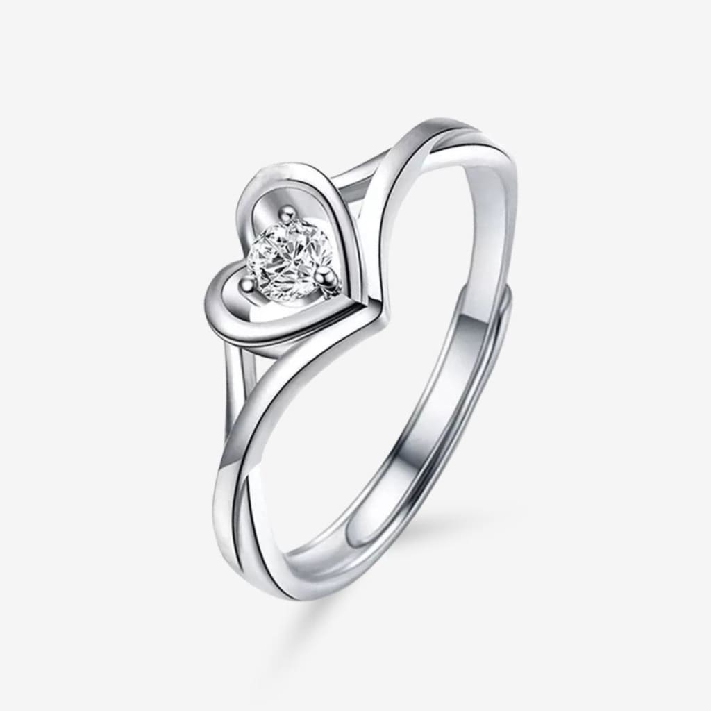 Luna Heart Promise Ring