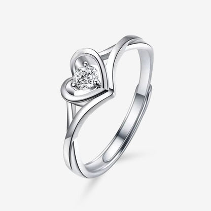 Luna Heart Promise Ring