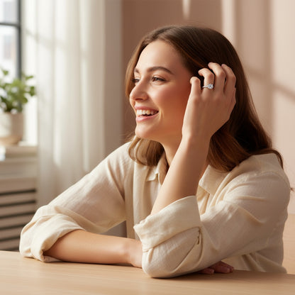 Amour Blue Heart Halo