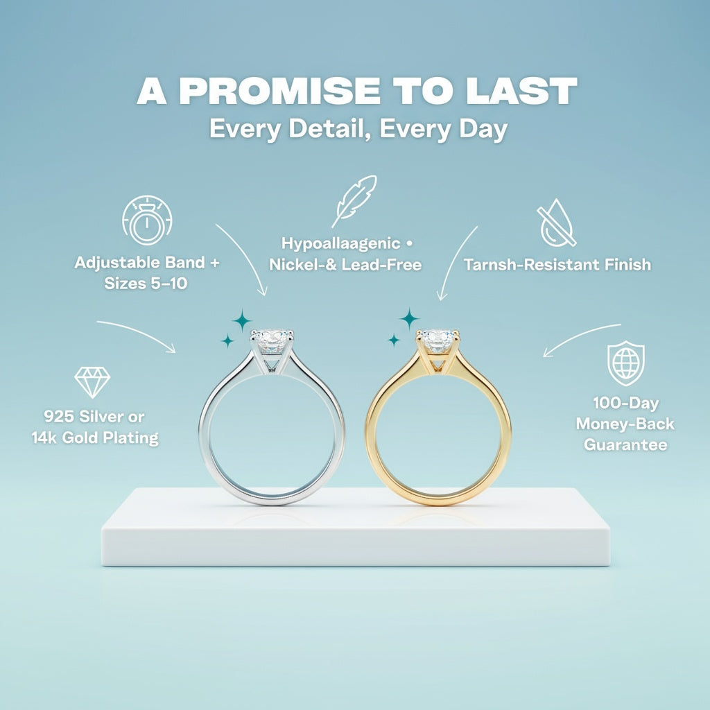 Amour Rose Gold Heart Halo Ring