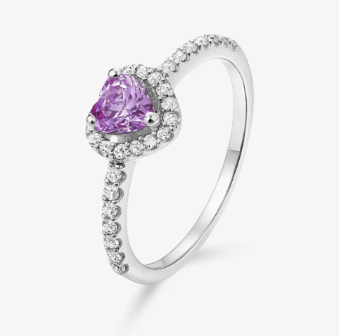 Amour Purple Heart Halo